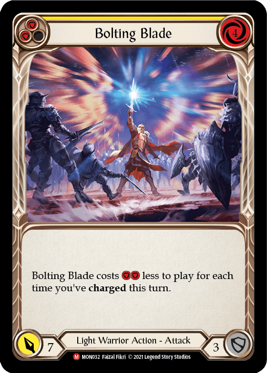 Bolting Blade [MON032-RF] (Monarch) 1st Edition Rainbow Foil - POKÉ JEUX