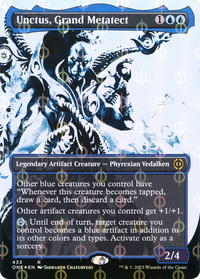 Unctus, Grand Metatect (Borderless Ichor Step-and-Compleat Foil) [Phyrexia: All Will Be One]