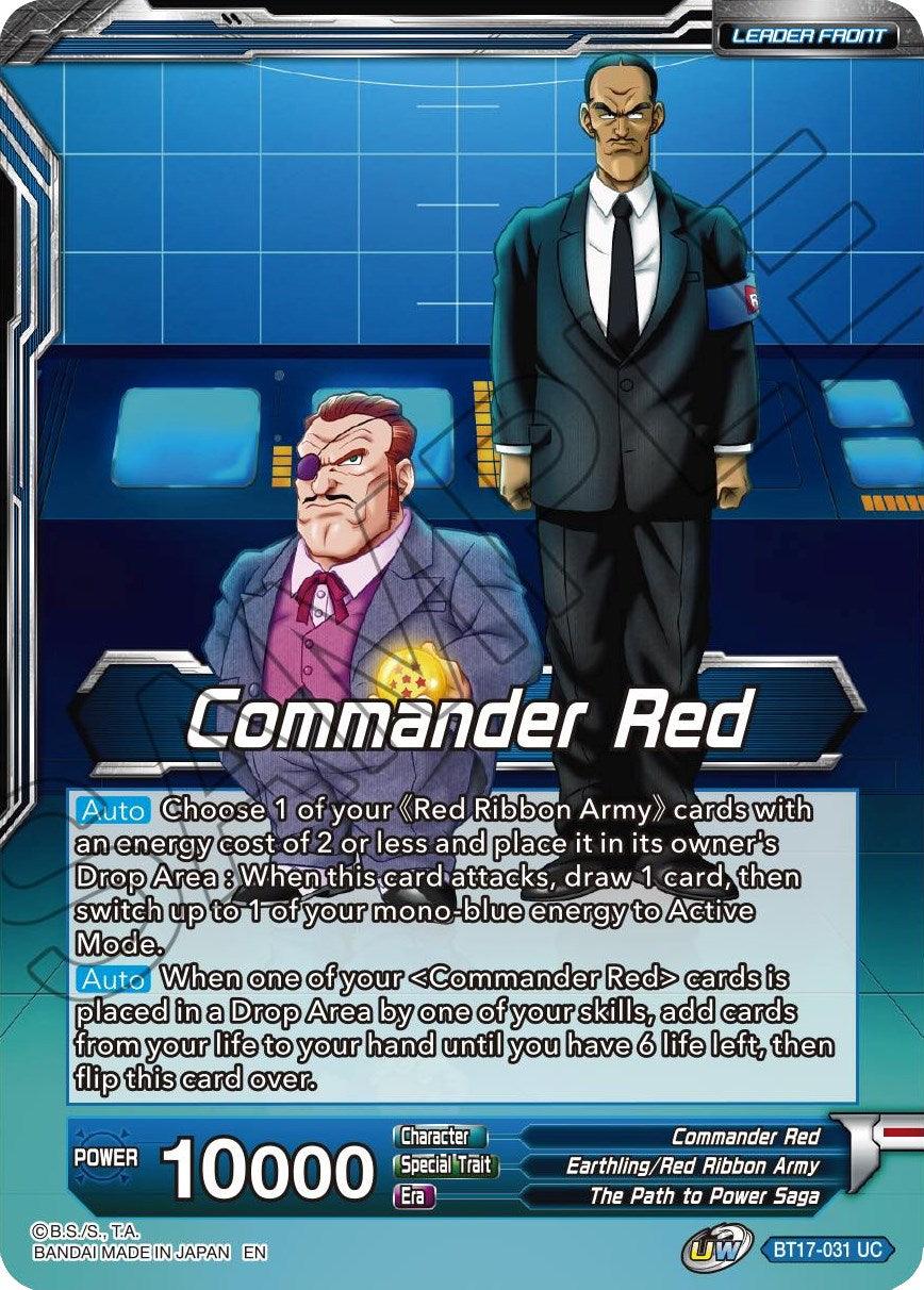 Commander Red // Red Ribbon Robot, Seeking World Conquest (BT17-031) [Ultimate Squad Prerelease Promos] - POKÉ JEUX