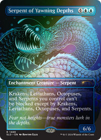 Serpent des profondeurs béantes (Rainbow Foil) [Série Secret Lair Drop] 