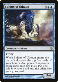 Sphinx of Uthuun [Duel Decks: Venser vs. Koth]