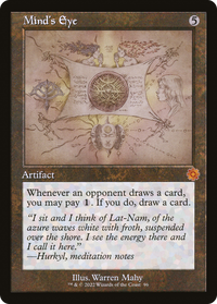 Mind's Eye (Retro Schematic) [The Brothers' War Retro Artifacts]