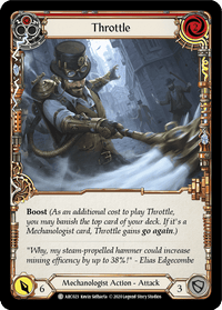 Throttle (Red) [U-ARC023] (Arcane Rising Unlimited) Unlimited Rainbow Foil - POKÉ JEUX
