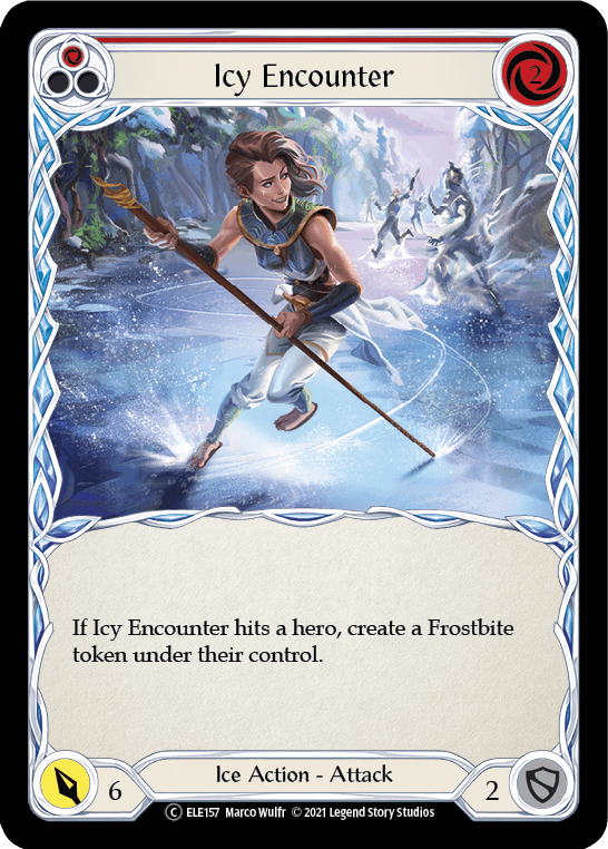 Icy Encounter (Red) [U-ELE157] (Tales of Aria Unlimited) Unlimited Normal - POKÉ JEUX