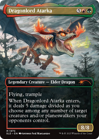 Dragonlord Atarka // Dragonlord Atarka (SLD-1970) - Secret Lair Drop (Borderless) Foil
