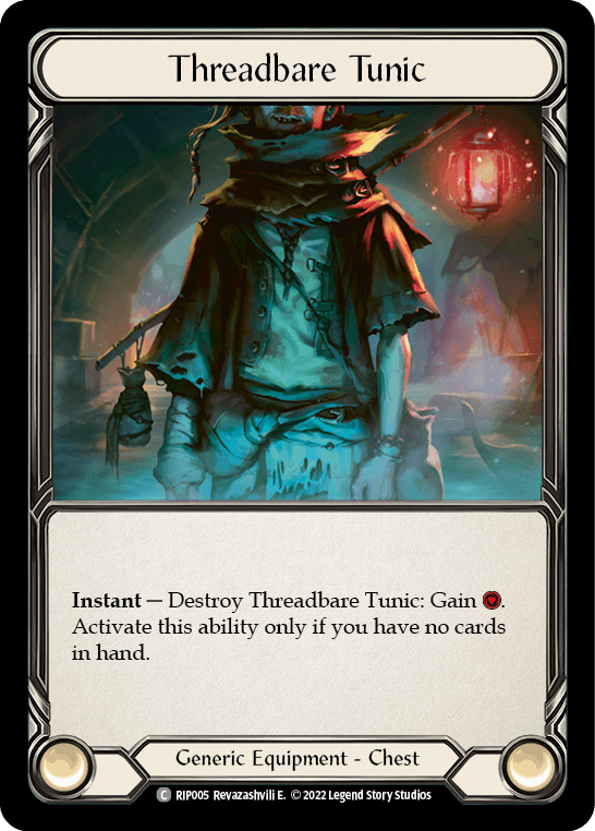 Threadbare Tunic [RIP005] (Outsiders Riptide Blitz Deck) - POKÉ JEUX