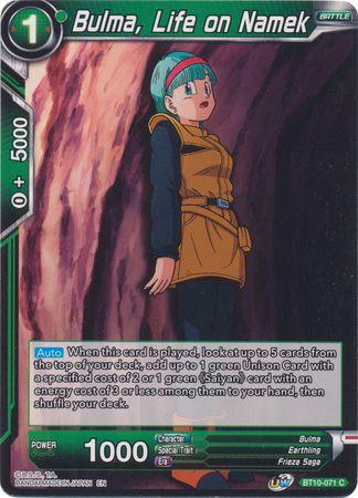 Bulma, Life on Namek (BT10-071) [Rise of the Unison Warrior] - POKÉ JEUX