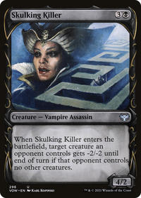 Skulking Killer (Showcase Fang Frame) [Innistrad: Crimson Vow]