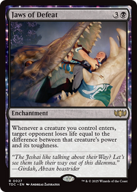 Jaws of Defeat (TDC-027) - Commander: Tarkir: Dragonstorm