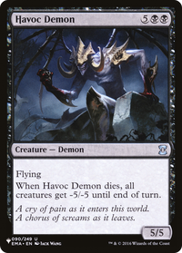 Havoc Demon [The List]