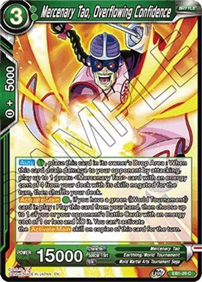 Mercenary Tao, Overflowing Confidence (EB1-29) [Battle Evolution Booster] - POKÉ JEUX