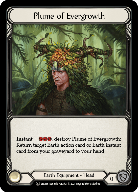Plume of Evergrowth [U-ELE116] (Tales of Aria Unlimited) Unlimited Rainbow Foil - POKÉ JEUX