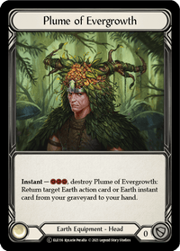 Plume of Evergrowth [U-ELE116] (Tales of Aria Unlimited) Unlimited Rainbow Foil - POKÉ JEUX