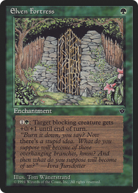 Elven Fortress (Tom Wanerstrand) [Fallen Empires]