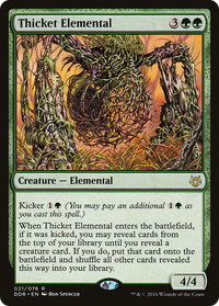 Thicket Elemental [Duel Decks: Nissa vs. Ob Nixilis]