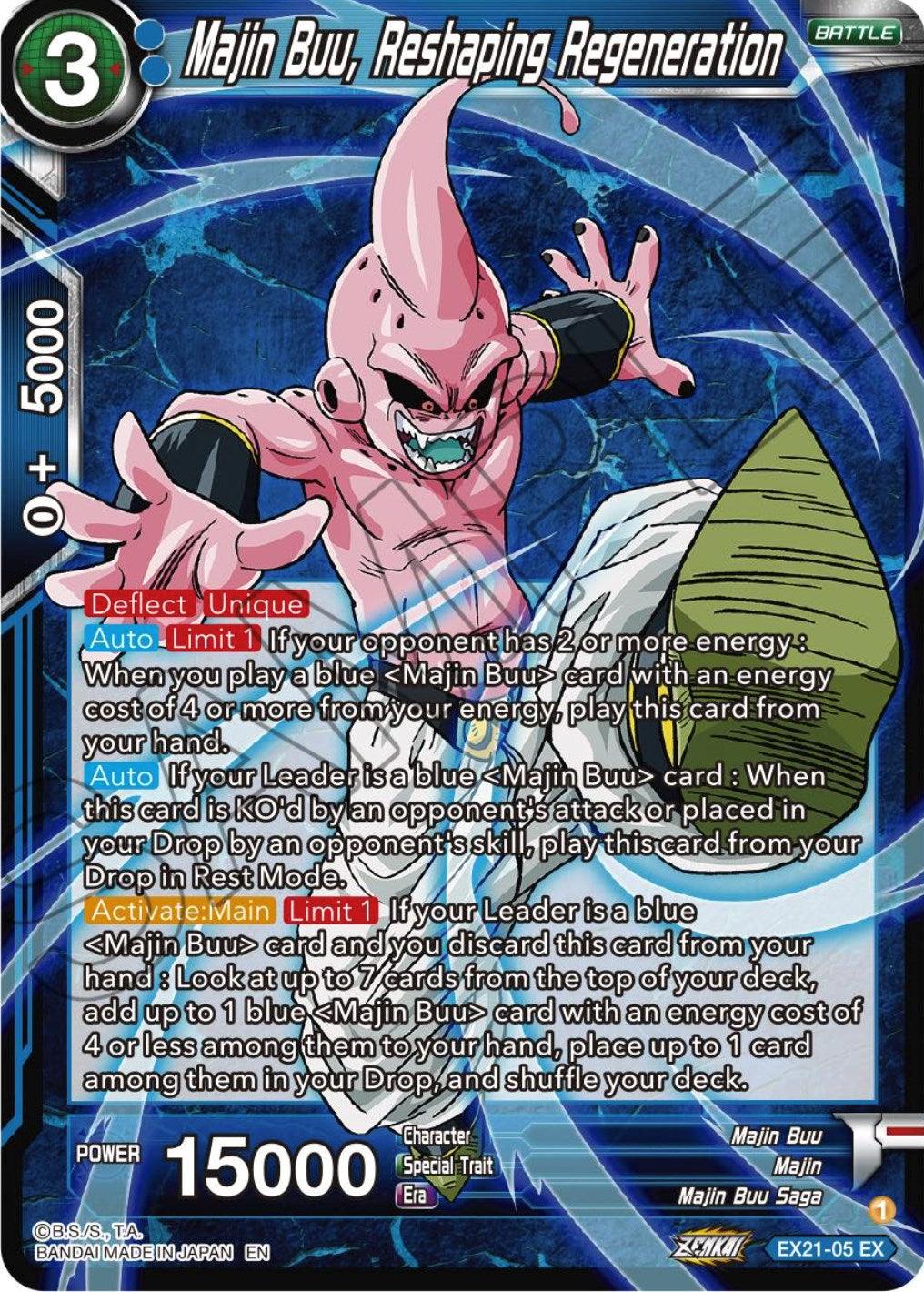 Majin Buu, Reshaping Regeneration (EX21-05) [5th Anniversary Set] - POKÉ JEUX