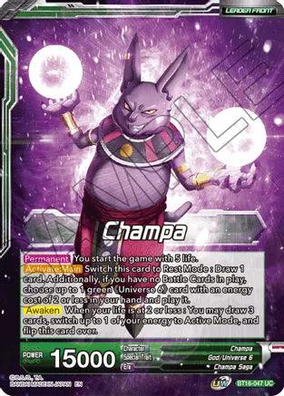 Champa // Champa, Victory at All Costs (BT16-047) [Realm of the Gods] - POKÉ JEUX
