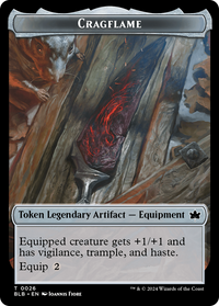 Cragflame (BLB-026) - Bloomburrow Tokens