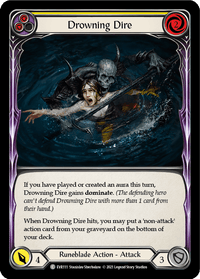 Drowning Dire (Yellow) [EVR111] (Everfest) 1st Edition Normal - POKÉ JEUX