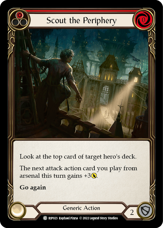 Scout the Periphery (Red) [RIP023] (Outsiders Riptide Blitz Deck) - POKÉ JEUX