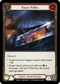 Razor Reflex (Red) [WTR209-C] (Welcome to Rathe) Alpha Print Normal - POKÉ JEUX