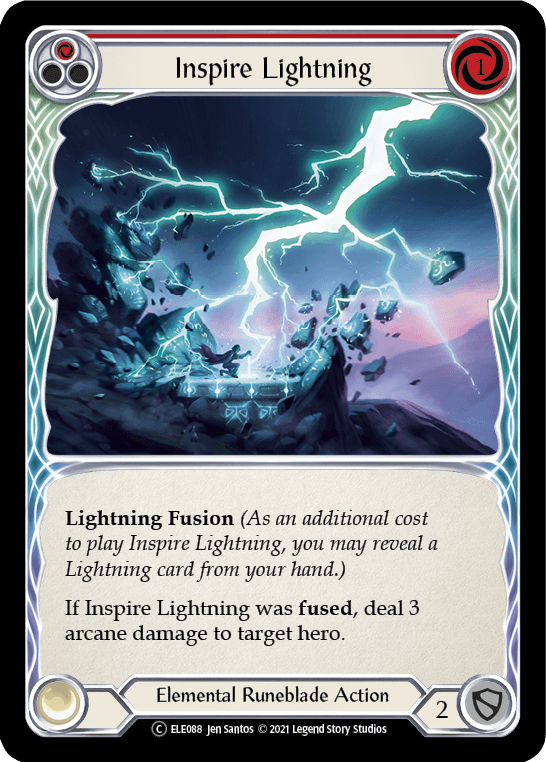 Inspire Lightning (Red) [U-ELE088] (Tales of Aria Unlimited) Unlimited Normal - POKÉ JEUX