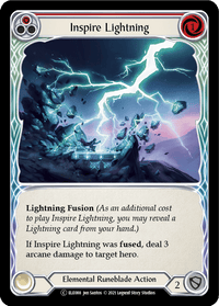 Inspire Lightning (Red) [U-ELE088] (Tales of Aria Unlimited) Unlimited Rainbow Foil - POKÉ JEUX