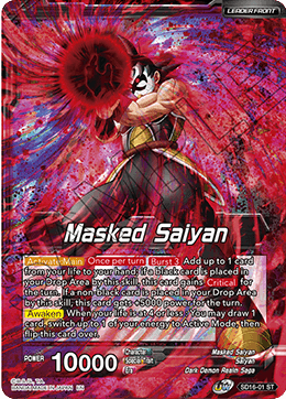 Masked Saiyan // SS3 Bardock, Reborn from Darkness (Starter Deck Exclusive) (SD16-01) [Cross Spirits] - POKÉ JEUX
