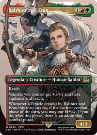 Balthier and Fran (Borderless) (0393) (FIN-393) - FINAL FANTASY Foil