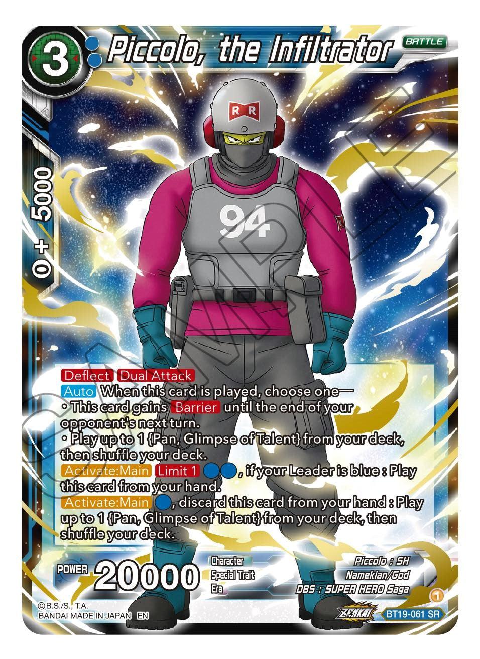 Piccolo, the Infiltrator (BT19-061) [Fighter's Ambition] - POKÉ JEUX