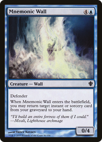 Mnemonic Wall [Commander 2013]