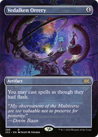 Vedalken Orrery (Borderless Alternate Art) [Double Masters 2022]