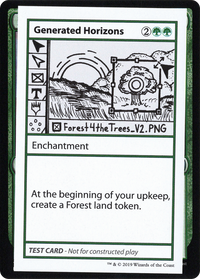 Generated Horizons (2021 Edition) [Mystery Booster Playtest Cards]
