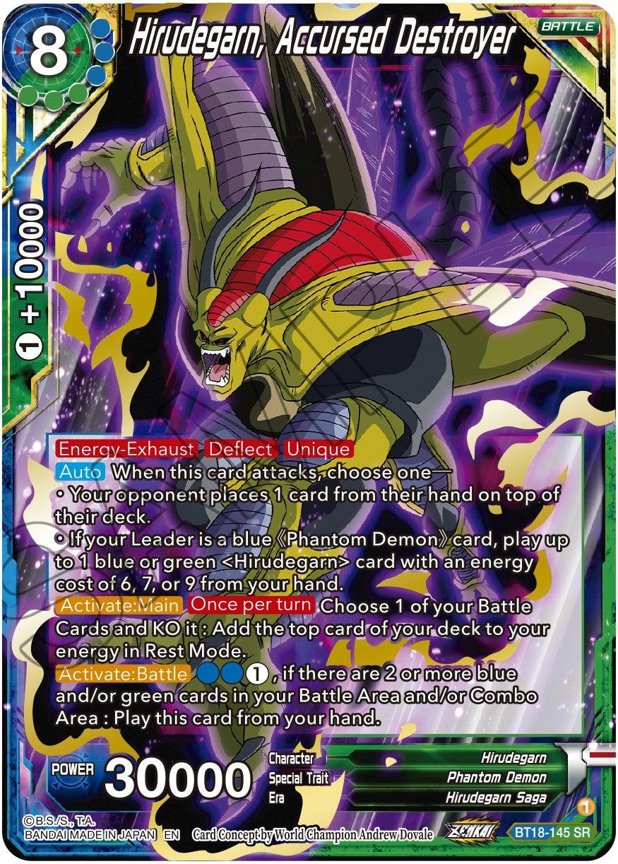 Hirudegarn, Accursed Destroyer (BT18-145) [Dawn of the Z-Legends] - POKÉ JEUX