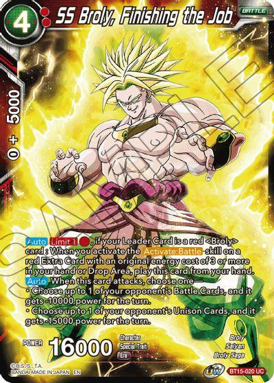 SS Broly, Finishing the Job (BT15-020) [Saiyan Showdown] - POKÉ JEUX