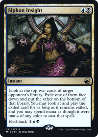 Siphon Insight [Innistrad: Midnight Hunt Prerelease Promos]