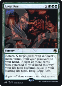 Long Rest (Ampersand Promo) [Dungeons & Dragons: Adventures in the Forgotten Realms Promos]