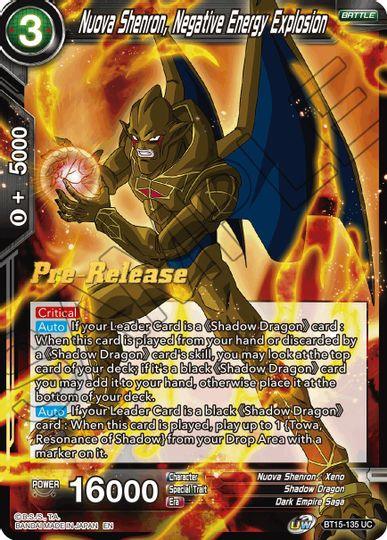 Nuova Shenron, Negative Energy Explosion (BT15-135) [Saiyan Showdown Prerelease Promos] - POKÉ JEUX