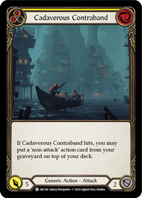 Cadaverous Contraband (Yellow) [U-ARC180] (Arcane Rising Unlimited) Unlimited Rainbow Foil - POKÉ JEUX