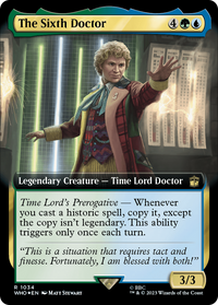 The Sixth Doctor (Extended Art) (Surge Foil) [Doctor Who]