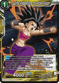 Caulifla, Preparations for Potara-Fusion (BT23-126) [Perfect Combination] - POKÉ JEUX
