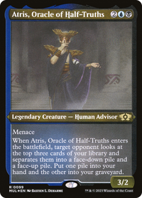 Atris, Oracle of Half-Truths (Foil Etched) (MUL-099) - Multiverse Legends Foil