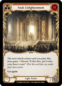Seek Enlightenment (Red) [U-MON081] (Monarch Unlimited) Unlimited Normal - POKÉ JEUX