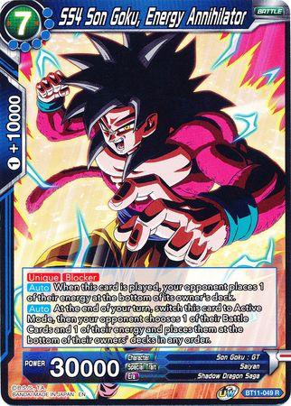 SS4 Son Goku, Energy Annihilator (BT11-049) [Vermilion Bloodline] - POKÉ JEUX