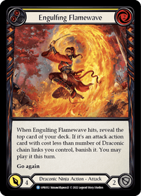 Engulfing Flamewave (Yellow) [UPR052] (Uprising) Rainbow Foil - POKÉ JEUX
