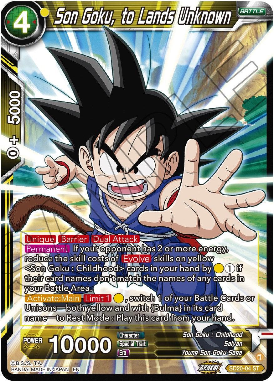 Son Goku, to Lands Unknown (SD20-04) [Dawn of the Z-Legends] - POKÉ JEUX