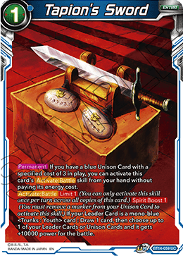 Tapion's Sword (BT14-059) [Cross Spirits] - POKÉ JEUX