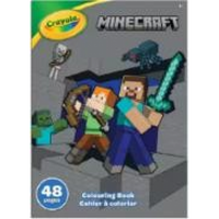CRAYOLA - MINECRAFT COLOURING BOOK - 48pg (Special Order)