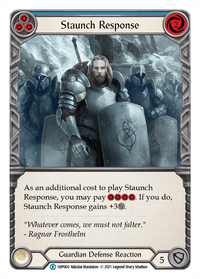 Staunch Response (Blue) [1HP060] (History Pack 1) - POKÉ JEUX