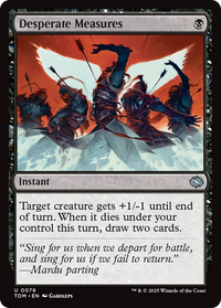 Desperate Measures (TDM-078) - Tarkir: Dragonstorm Foil